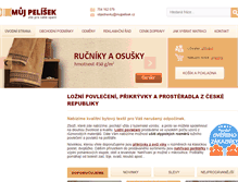 Tablet Screenshot of mujpelisek.cz